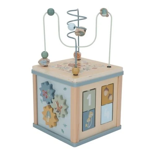 Little Dutch Activity Cube Blue Forest Friends – boczne ścianki kostki