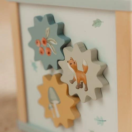 Little Dutch Activity Cube Blue Forest Friends – kolorowe trybiki