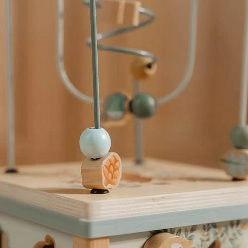 Little Dutch Activity Cube Blue Forest Friends – zbliżenie pętli motorycznej