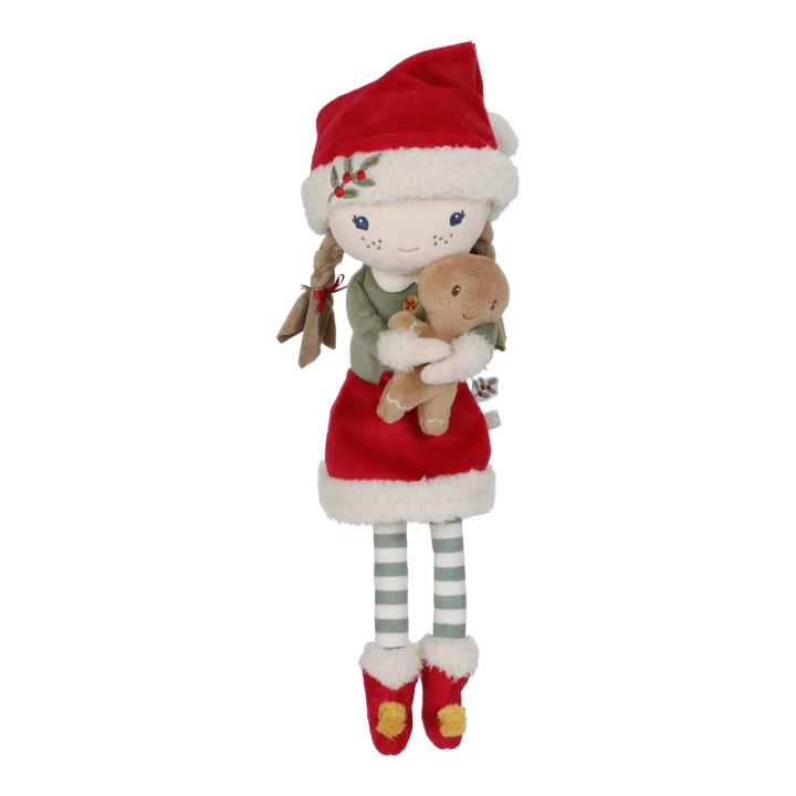 Little Dutch Christmas Doll Rosa – świąteczny strój lalki