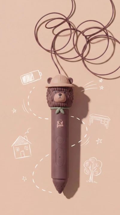Kidinex KidPen Bear – długopis z rozłożonym filamentem