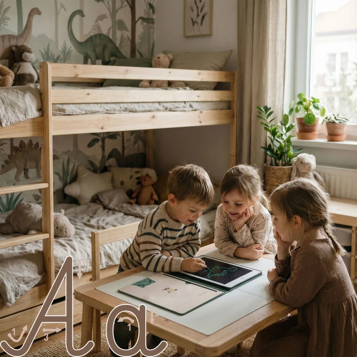 KidBook – wspólna zabawa dzieci przy stole