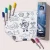 Kidinex Kid Sketch Under Sea – silikonowa mata do kolorowania z markerami, zestaw