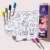Kidinex Kid Sketch Magic Forest – silikonowa mata do kolorowania z markerami, zestaw