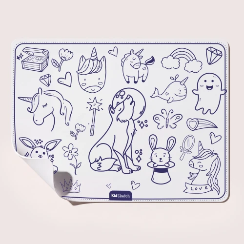 Kidinex Kid Sketch Magic Forest – mata do kolorowania z motywem magicznego lasu