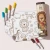 Kidinex Kid Sketch Safari – silikonowa mata do kolorowania z markerami, zestaw