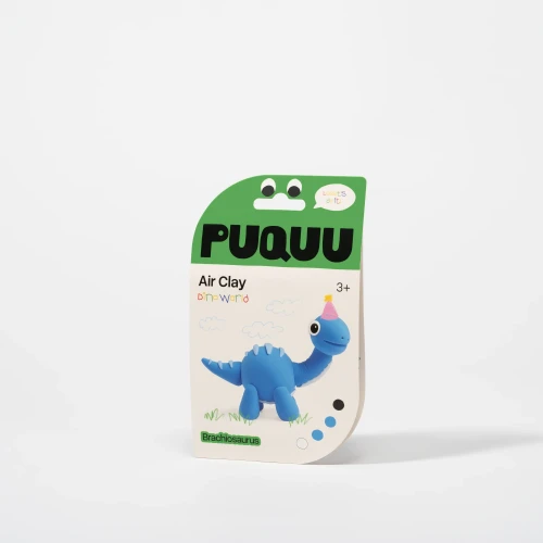 PUQUU Air Clay Brachiosaurus: opakowanie zestawu Dino World