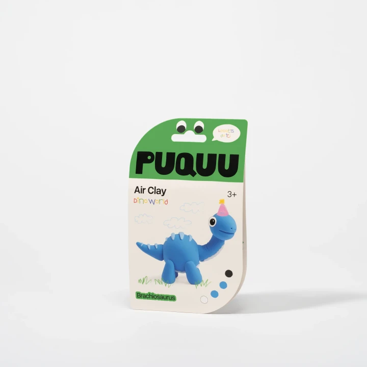 PUQUU Air Clay Brachiosaurus: opakowanie zestawu Dino World