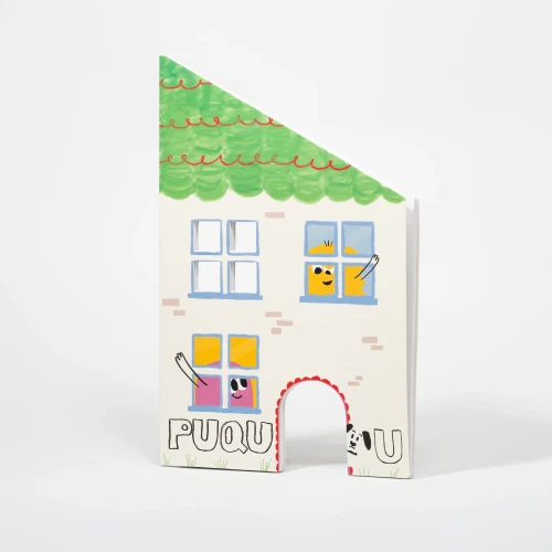 PUQUU My Home - szkicownik w kształcie domku
