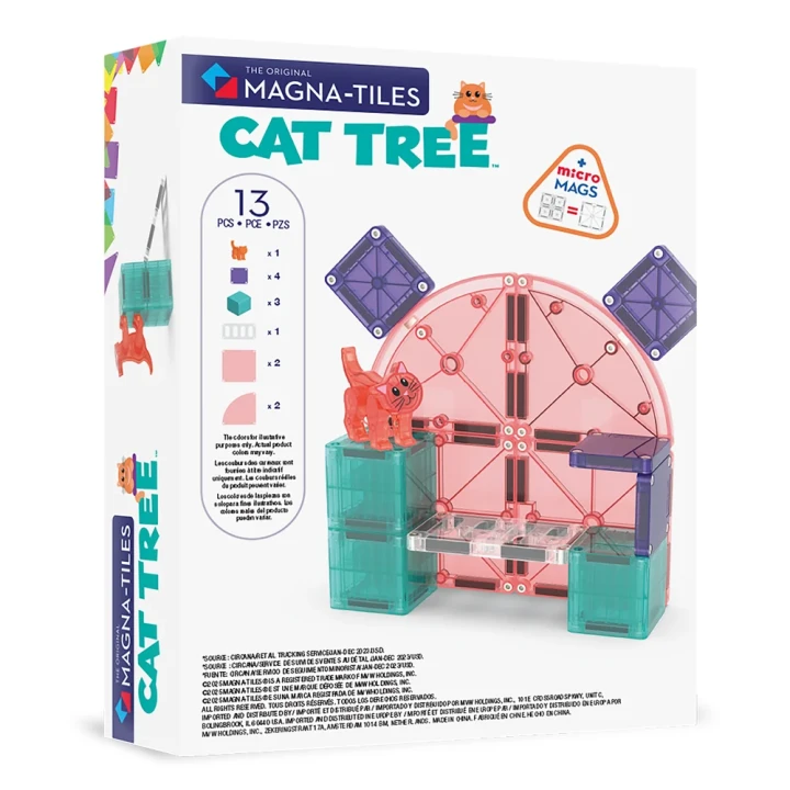 MAGNA-TILES Cat Tree tył opakowania zestawu