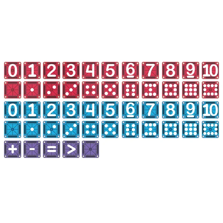 MAGNA-TILES LEARN Numbers zawartość zestawu