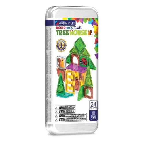 MAGNA-TILES microMAGS Treehouse Travel 24 elementy