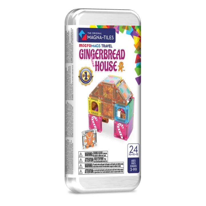 MAGNA-TILES microMAGS Gingerbread House 24 elementy