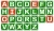 MAGNA-TILES microMAGS LEARN Letters – wielkie litery alfabetu A–Z