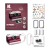 KIDYWOLF K-PRINT bordowy – aparat i akcesoria w zestawie