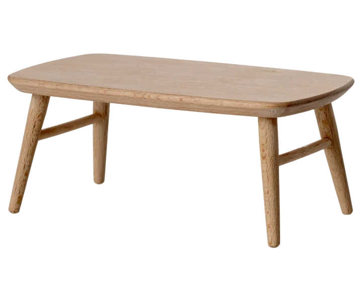 Maileg Coffee table Mouse Nature stolik dla myszek widok pod kątem