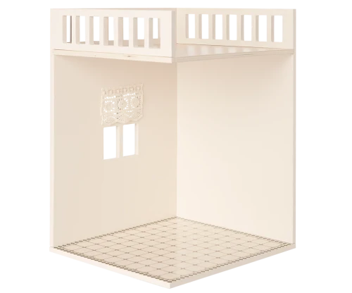 Maileg House of Miniature Bathroom pusty moduł łazienki z dekorowaną podłogą