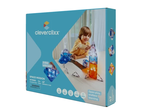 Cleverclixx Space Mission Pack 47 elementów opakowanie zestawu