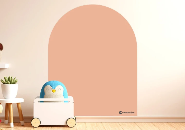 Cleverclixx Magnetic Wall Sticker Soft Nude naklejka ścienna w pokoju dziecka