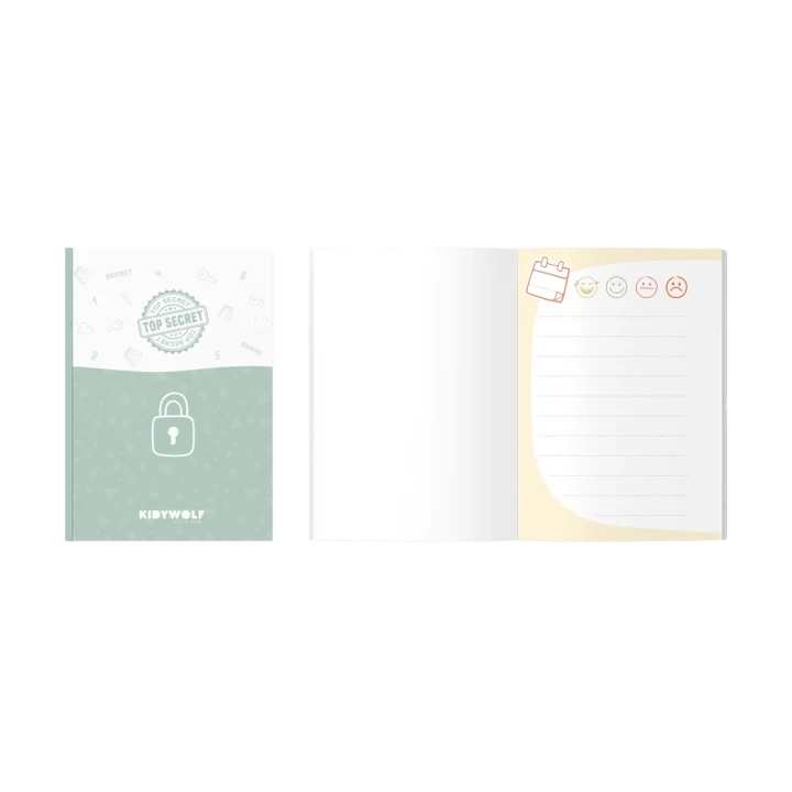 KIDYWOLF KIDYTREASURE notes A6 i przykładowa strona