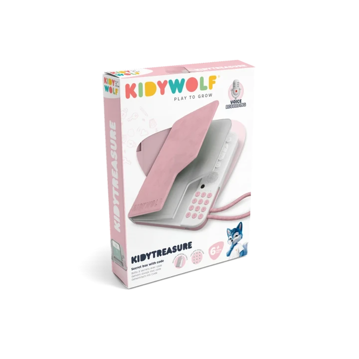 KIDYWOLF KIDYTREASURE Pink opakowanie pamiętnika