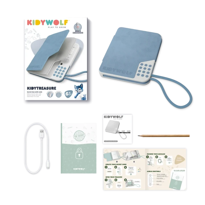 KIDYWOLF KIDYTREASURE Blue zawartość zestawu