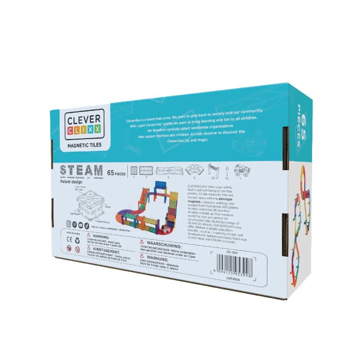 Cleverclixx Race Track Intense 65 elementow pudełko produktu
