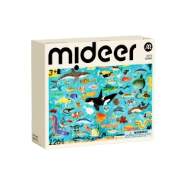 Puzzle Uczmy się!  mideer – Podwodny Świat (126 elementów)