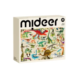 Puzzle Uczmy się! mideer –Dinozaury (126 el.)