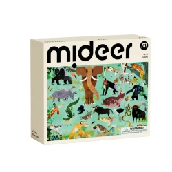 Puzzle Uczmy się! mideer – Zwierzęta Afryki