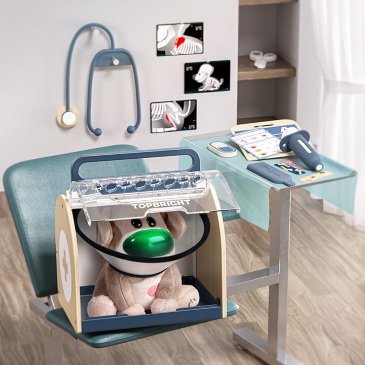 Zabawka weterynarz dla dzieci Dr. Dog z kartą diagnostyczną