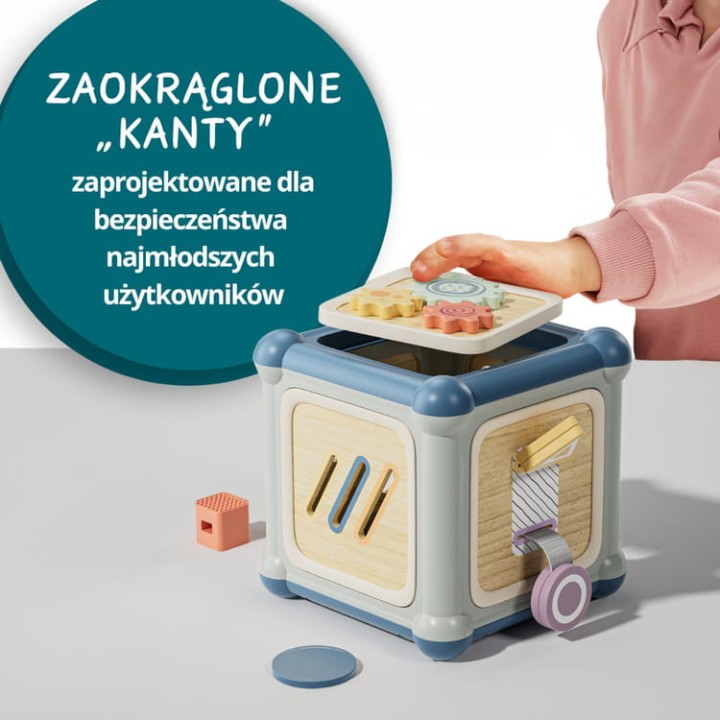 Zabawka edukacyjna Motoric Master 10w1 z funkcjami dla rozwoju motoryki małej