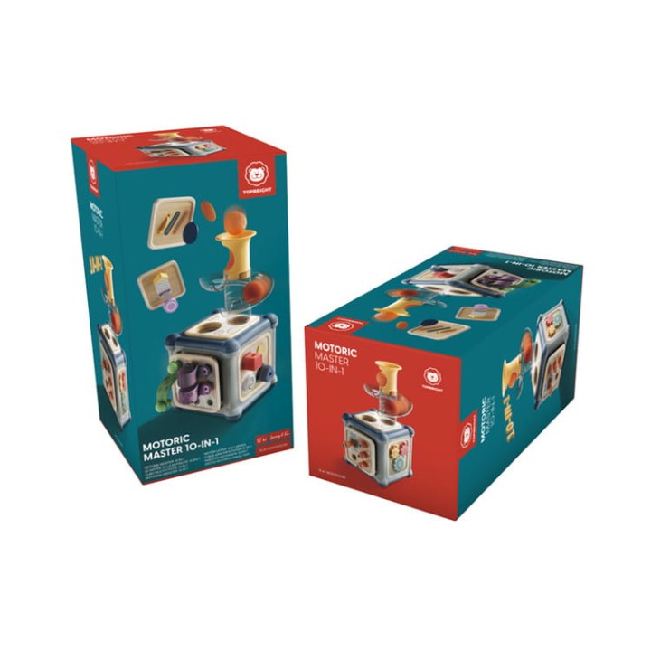 Opakowanie Topbright Motoric Master 10w1 kostka edukacyjna dla maluchów