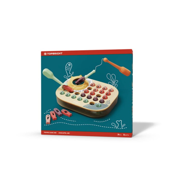 Opakowanie Topbright Fishing Game ABC gra magnetyczna dla dzieci