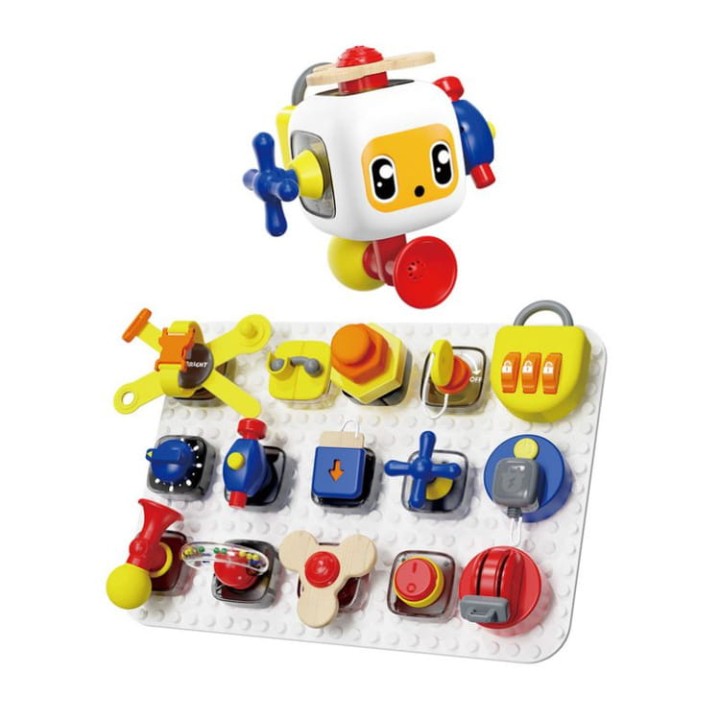 Busy Board Deluxe Set tablica manipulacyjna dla dzieci