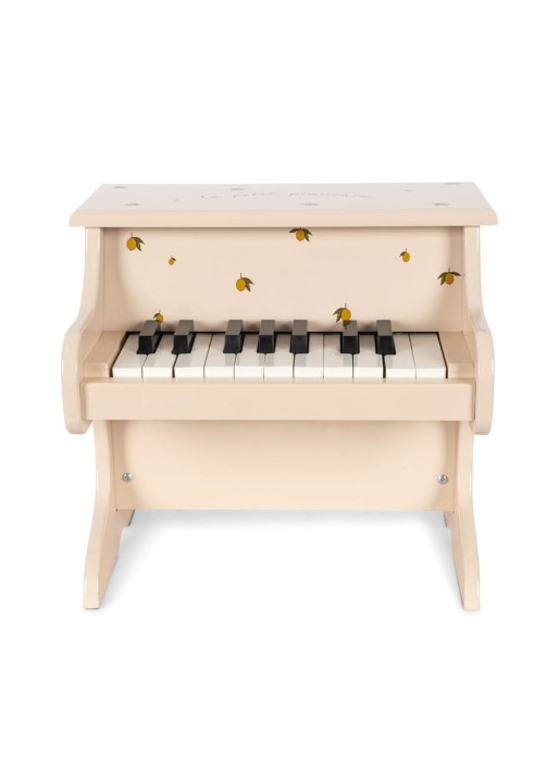 Drewniane pianino dla dzieci Konges Slojd Piano Glossy FSC Lemon