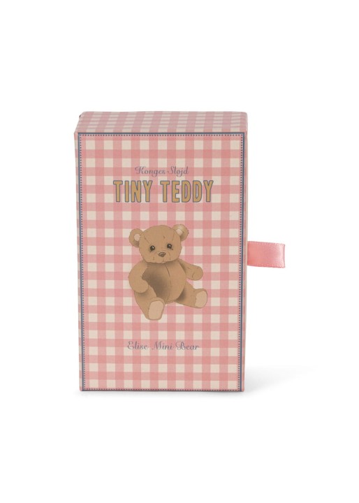 Miś Elise Tiny Teddy z łóżeczkiem Konges Sløjd – opakowanie