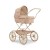 Wózek dla lalek Konges Sløjd DOLL PRAM Cherry Blush – klasyczny wózek dziecięcy