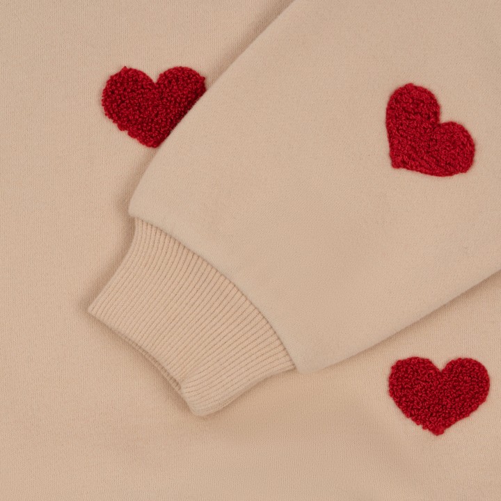 Bluza Konges Sløjd Lou Sweat Shirt – detal wzoru Shifting Sand