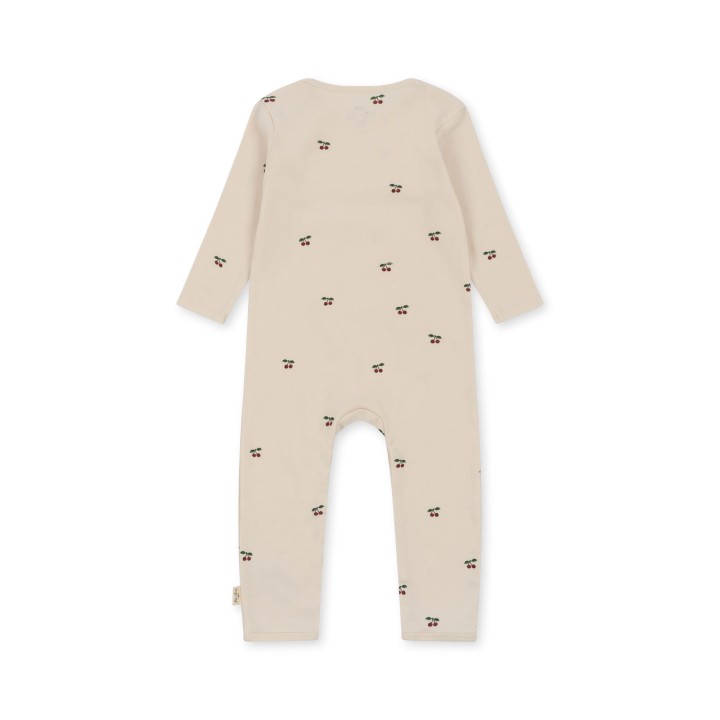 Pajacyk niemowlęcy Konges Sløjd ONESIE Cherry z organicznej bawełny