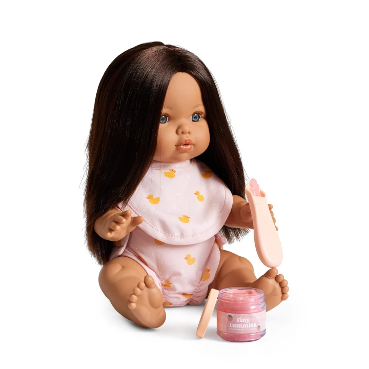 Tiny Harlow Tiny Tummies karmienie lalki słoiczek Truskawka