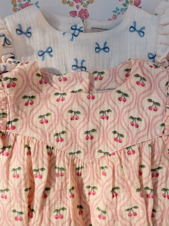 Tkanina muślinowa rompera Konges Sløjd Coco Romper GOTS