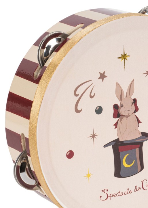 Tamburyn dziecięcy z zestawu Konges Sløjd Music Sets Circus – instrument muzyczny