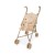 Konges Sløjd Doll Stroller Lemon – składany wózek dla lalek
