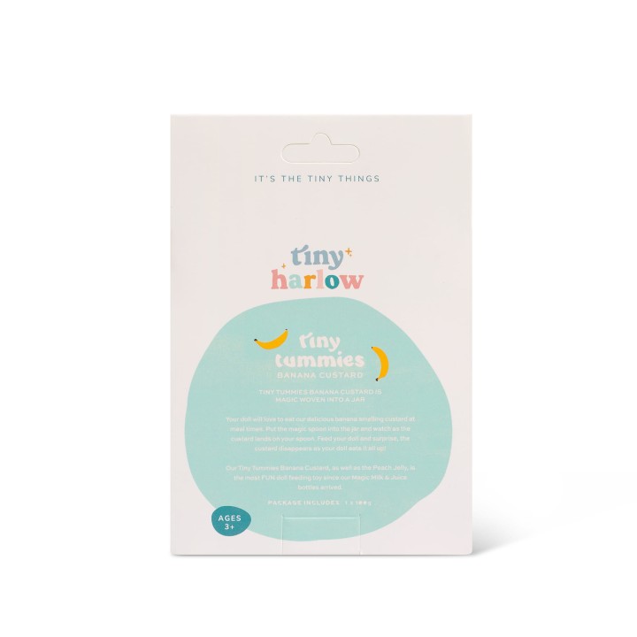 Tiny Harlow Tiny Tummies karmienie lalki słoiczek Banan