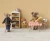 Maileg Dad Mouse Light Brown – myszka Tata w aranżacji piekarni Maileg