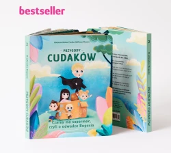 Książeczka “Czarny ma supermoc, czyli o odwadze Bogusia” Przygody Cudaków Tom II