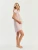 Francis &amp; Henry Nursing Dress blush pink pudrowo rozowa koszula nocna bok