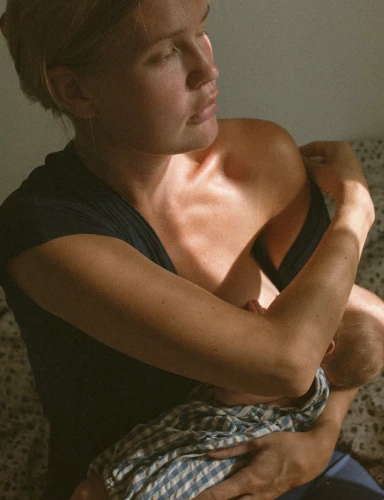 Francis &amp; Henry Nursing Dress navy blue domowa stylizacja