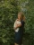 Francis &amp; Henry Nursing Dress navy blue stylizacja w plenerze